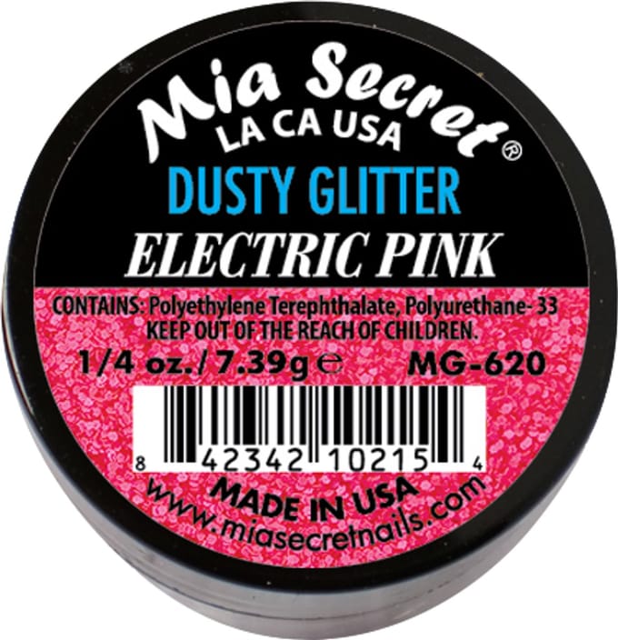 Alpha & Dust Glitter Acrylpoeder Electric Pink