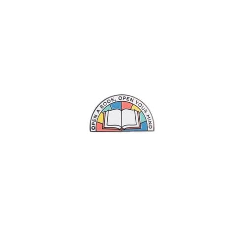 Open A Book, Open Your Mind Enamel Pin - Out of Print