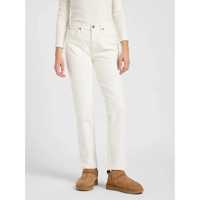 Lee Carol Regular Fit Spijkerbroek Wit 32 / 33 Vrouw