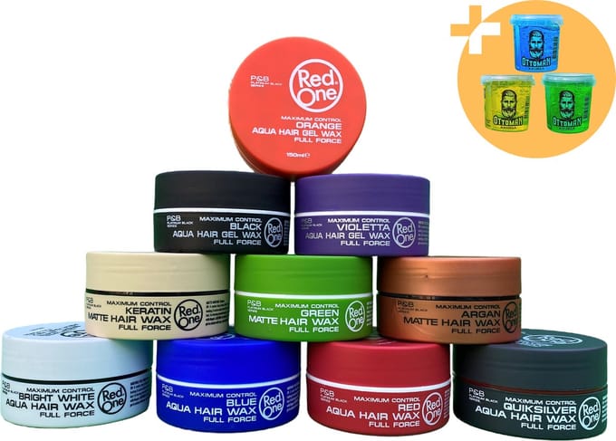 10-pack mix Red One wax + 3x Ottoman Gel