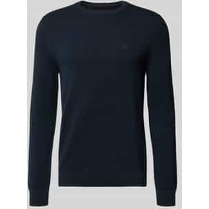 Marc O Polo Gebreide trui Pullover Regular Small-Logo Set van 1