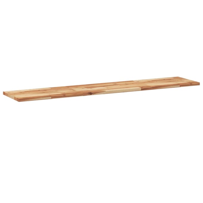vidaXL - Wandschappen - 3 - st - zwevend - olieafwerking - 140x30x2 - cm - acaciahout