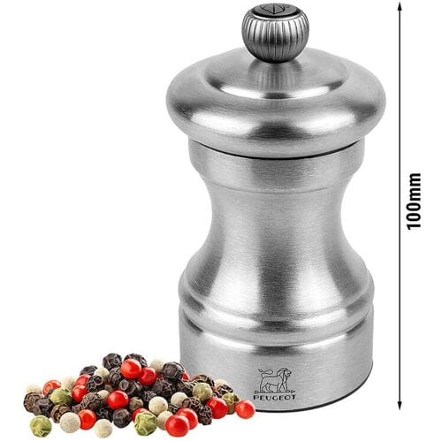 (6 stuks) PEUGEOT BISTRO HORECA Chef - Pepermolen - RVS - Hoogte: 100mm
