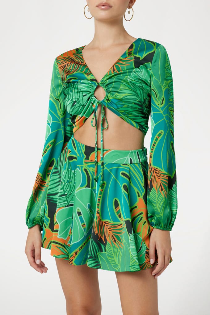 GUESS Marciano By  Amazon Ls Top Amazon Leaf Taglia: 46 | Magliette intime Outlet | Donna