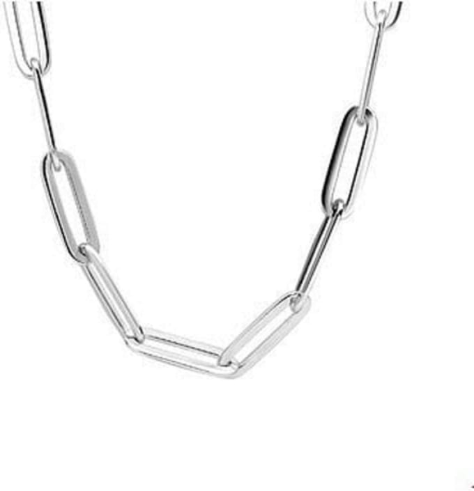 Glams ketting anker 5,0 mm 45 cm - Zilver