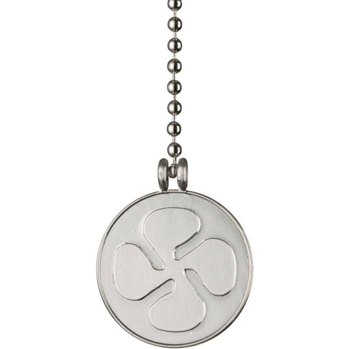 Westinghouse ventilatoren-Medaillon ketting nikkel