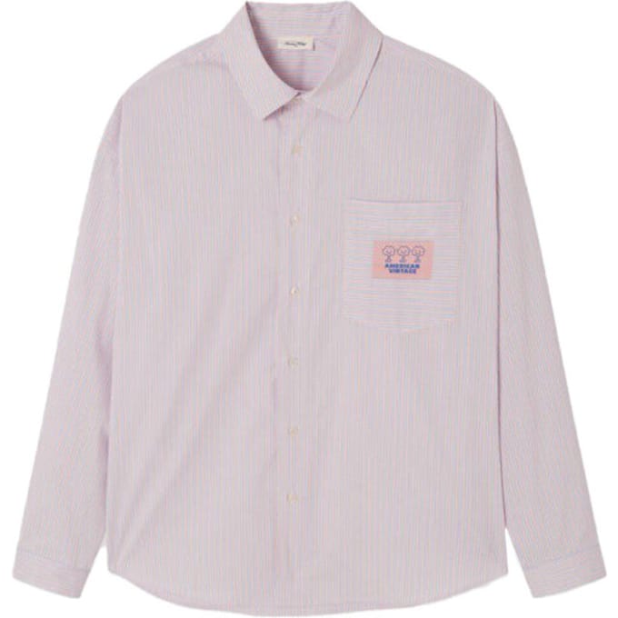 American Vintage Overhemd lange mouw msoa06ah