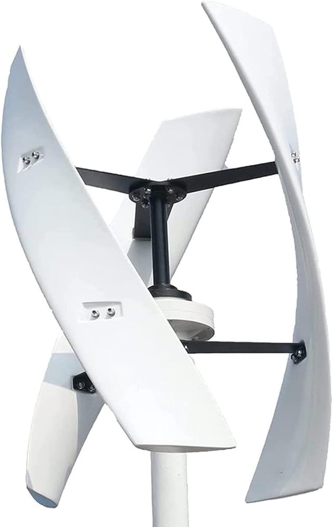 Verticale Windturbine - Energie Generator - Huishoudelijk Energie - Kernloze Magneet - 52cm Diameter