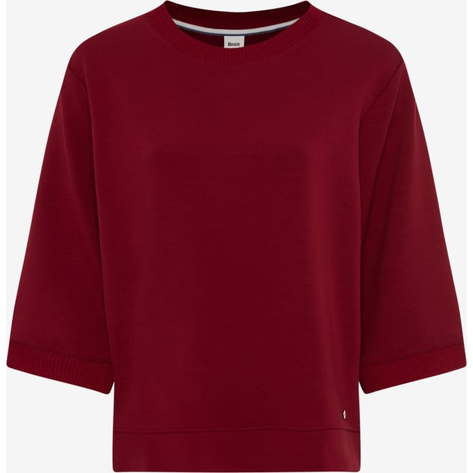 Brax Dames Shirt  Style BERTA M wine red, donkerrood, maat 38