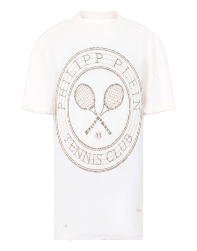 Open Back T-Shirt Mini Dress Tennis Club