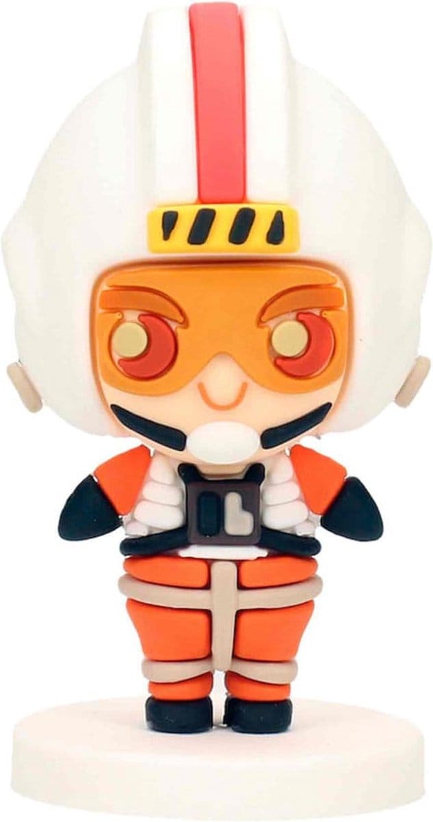 Star Wars Pokis Rubber Minifigure X Wing Pilot 6cm