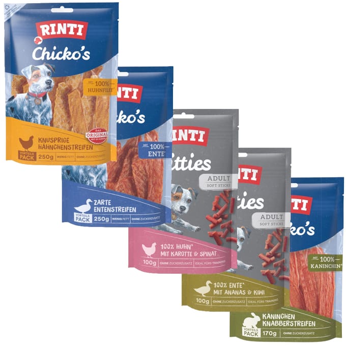 Rinti Chicko Serie - Hondensnack - Eend - Graanvrij - 250 g