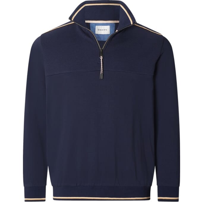 Babista herren Sweatshirt - 48/50 - donkerblauw - Plus Size