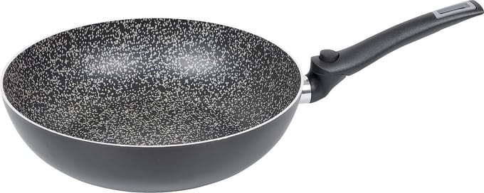 Bo-Camp - Wokpan - Turn - Wegklapbare pannengreep - Ø 28 cm