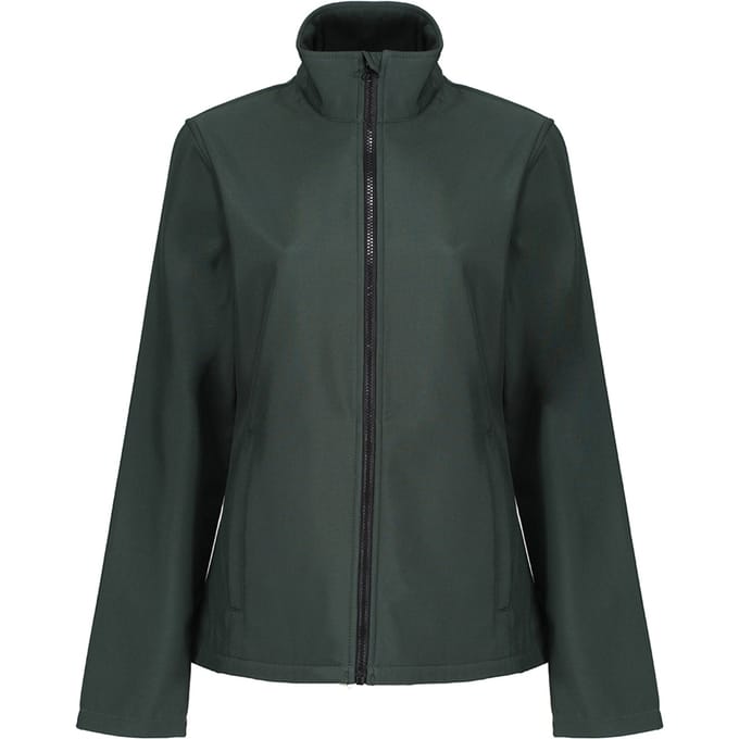 Regatta Opvallende Dames/dames Ablaze Afdrukbaar Soft Shell-jasje (Donker sparren/zwart)