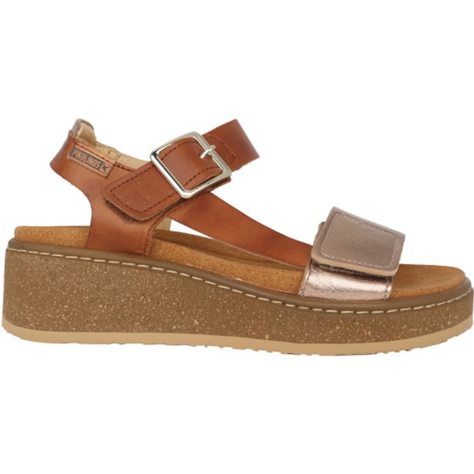Pikolinos Alzira dames sandaal - Cognac - Maat 37