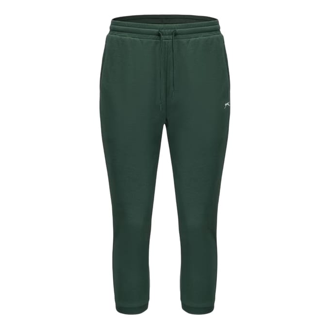 Slazenger Dames Interlock Logo Trainingsbroek (Bosgroen)