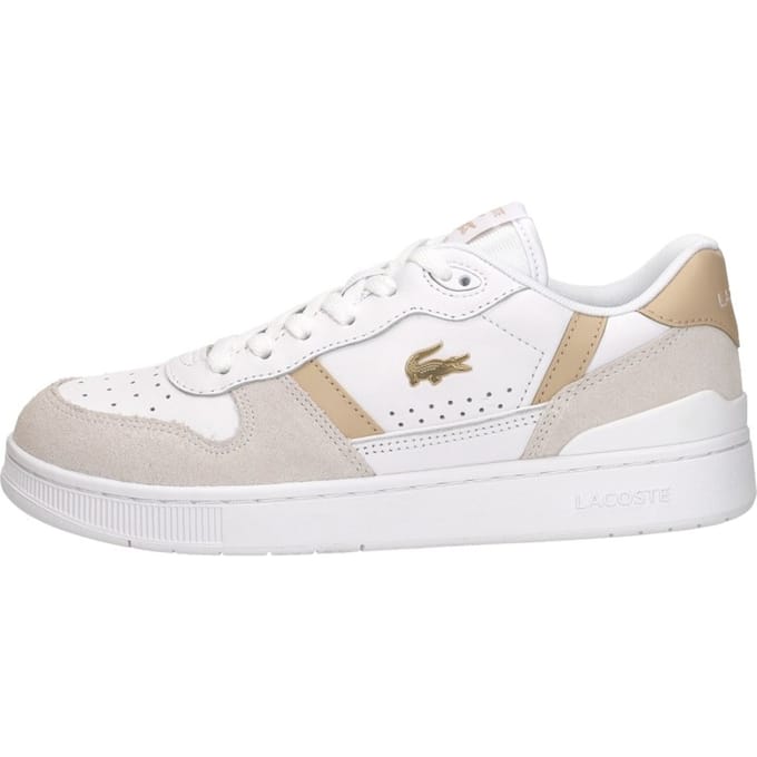 Lacoste T Clip Sneakers Laag - wit - Maat 37