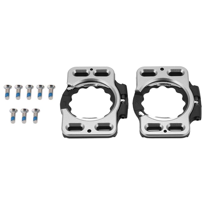 1 Paar Snelontgrendelende Fietsschoenplaatjes Deksel Adapter Converter Voor SpeedPlay Zero white