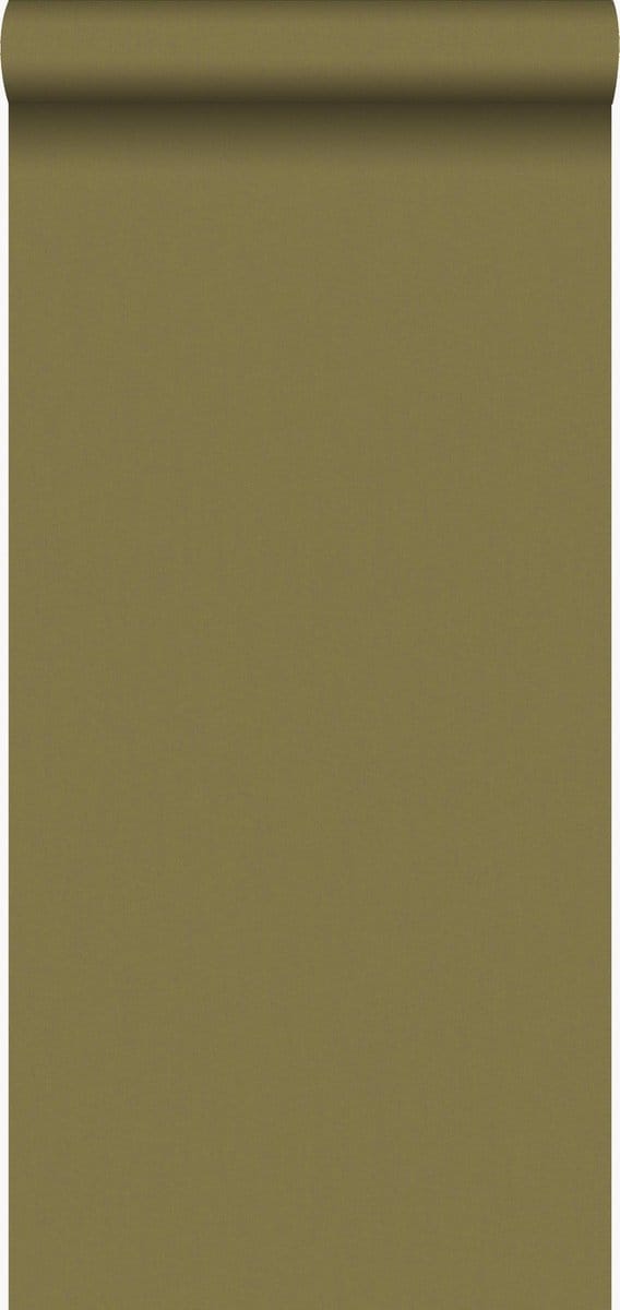 Origin Wallcoverings behang effen okergeel - 53 cm x 10.05 m - 346905
