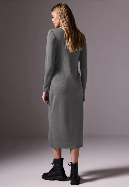 Jurk in gemêleerde look