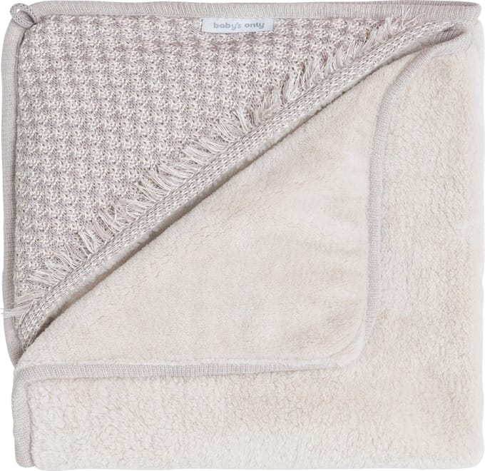 Baby's Only Wikkeldeken Happiness - Urban Taupe/Ecru - 75x75 cm