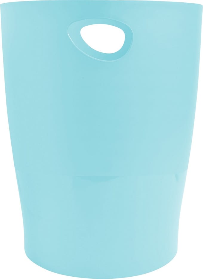 Exacompta 8x Papiermand met grote capaciteit van 15 liter. - Pastelgroen - 45363D