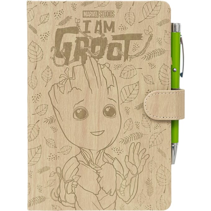 Grupo Erik Marvel Guardians Of The Galaxy - Groot A5 Premium With Projector Pen Notitieboek - Multicolours