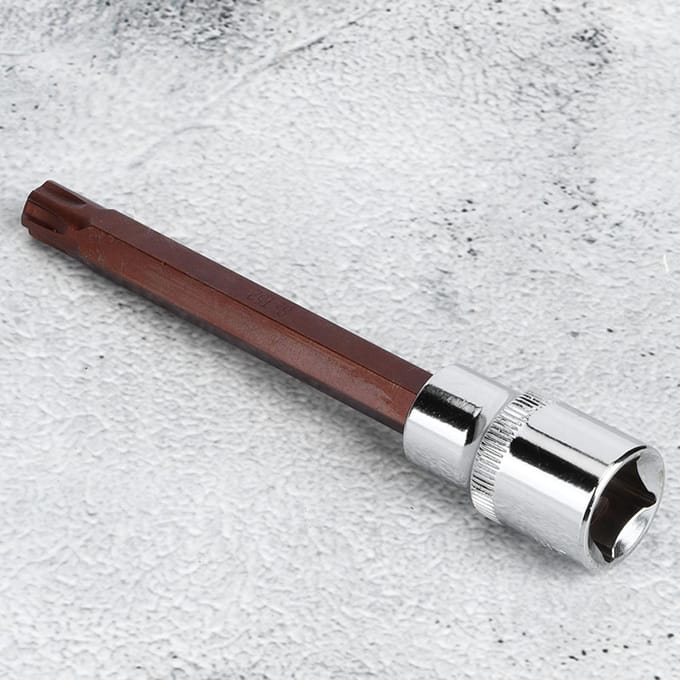 Aandrijf Cilinderkopbout Verwijdergereedschap Schroevendraaier Dopsleutel T52 12 x M10S brown