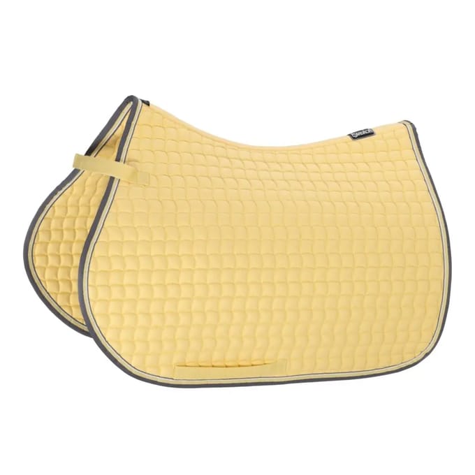 Eskadron Zadeldek Cotton Contrast - Geel - veelzijdigheid Paard