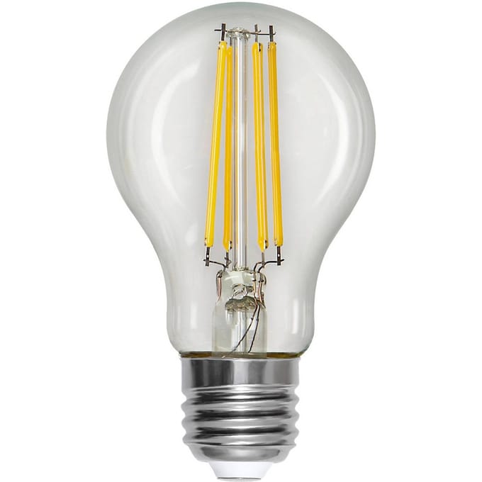 Standaard bol helder filament - E27 - 8W - Extra Warm Wit - 2700K - Dimbaar