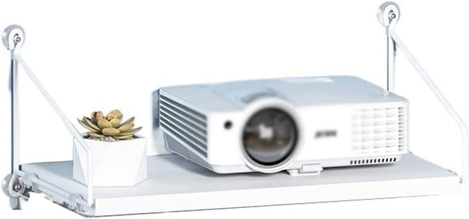 Projector Beugel - Muurbevestiging Rek - Thuisbioscoop Creëren - Zware Belasting Ontwerp - Universeel Formaat - Zwart