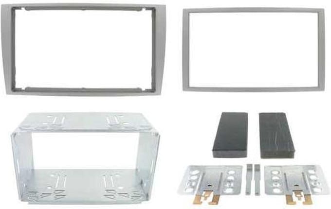 2-DIN FRAME PEUGEOT 308 2007-- Zilver