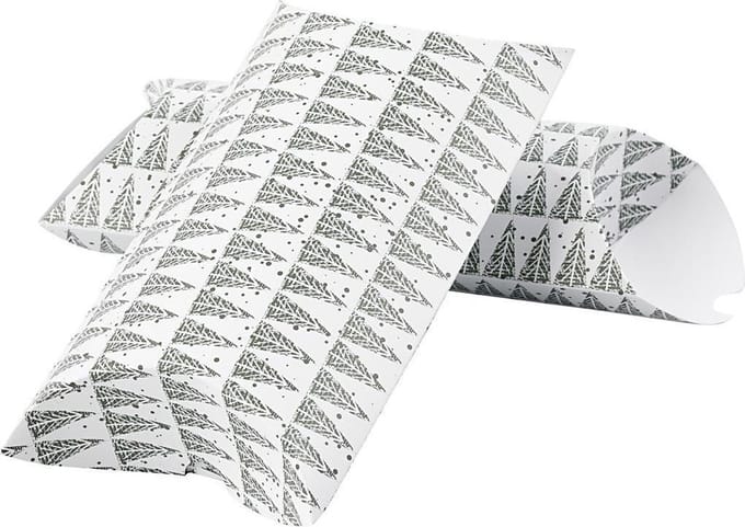 Cadeaudoosje, denneboom, afm 18x15x6 cm, 300 gr, groen, 3 stuk/ 1 doos