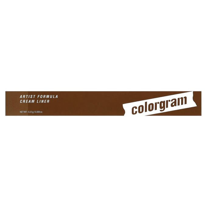 Colorgram, Artist Formula Cream Liner, 07 Sand Brown, 0.25g (0.008oz) white