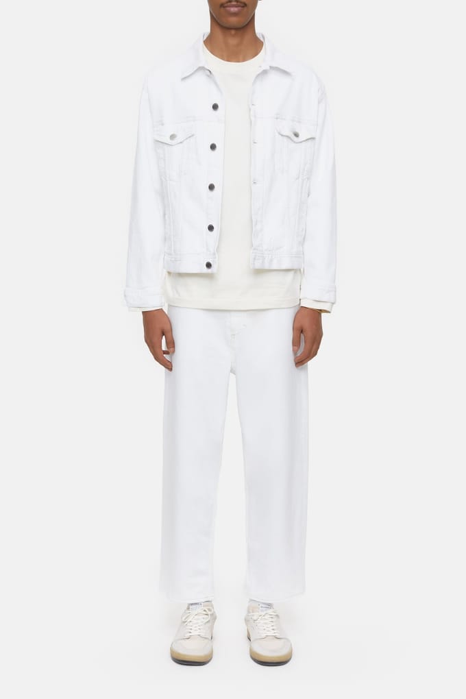 Closed Denim Jacket Ivory Taglia: M | Giacche di jeans Outlet | Uomo | Bianco