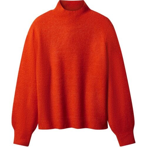 ESMARA Gebreide dames trui (oranje, XS (32/34))