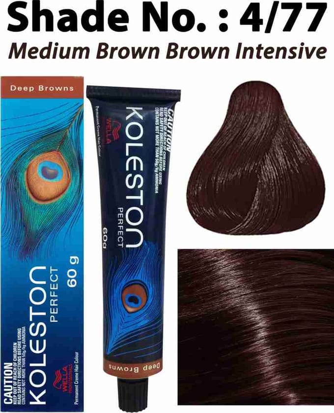 Wella Professionals Koleston Perfect - Haarverf - 4/77 Deep Browns - 60ml