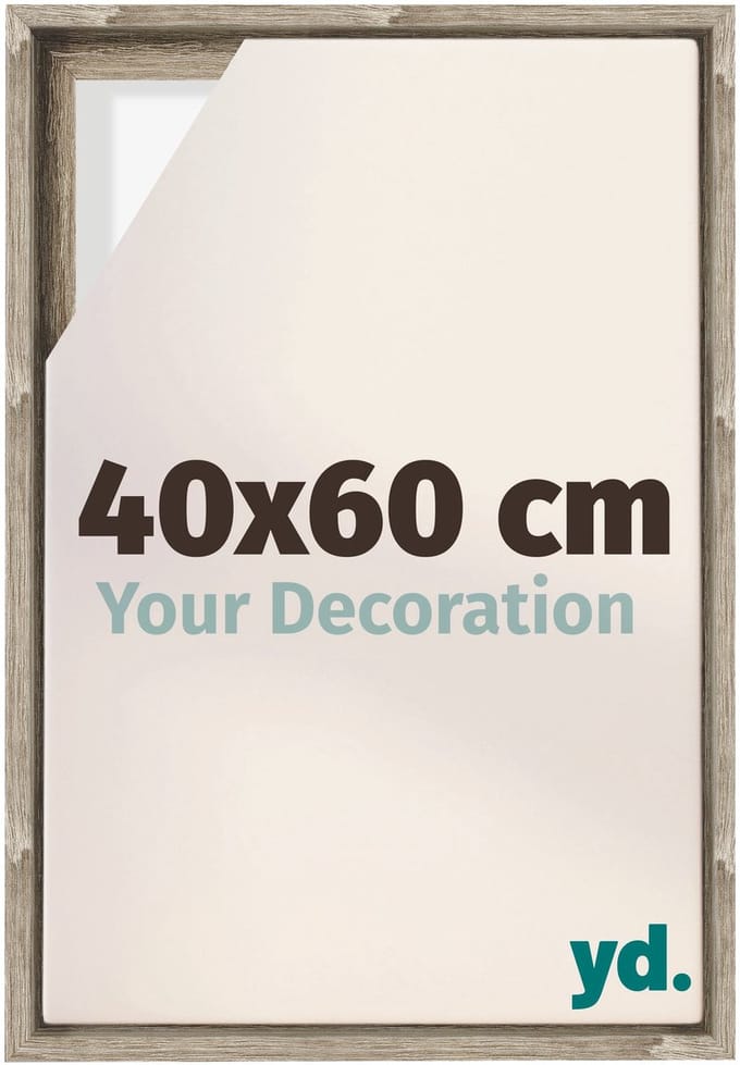 yd, Baklijst 40x60 cm Sonoma Eiken - Lijst voor Canvasdoek - MDF Lyon