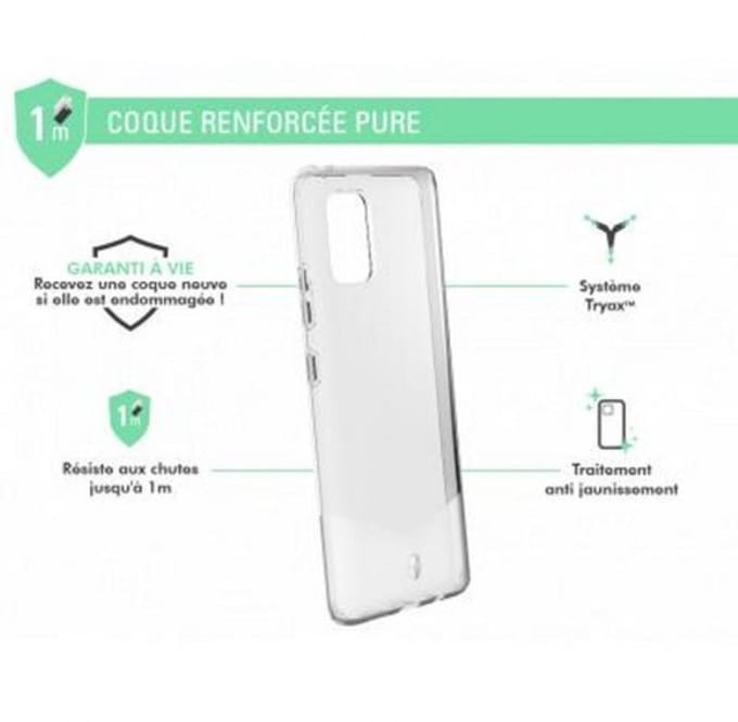 Force Case, Hoesje geschikt voor Samsung Galaxy A51 5G - PURE Versterkt, Transparant