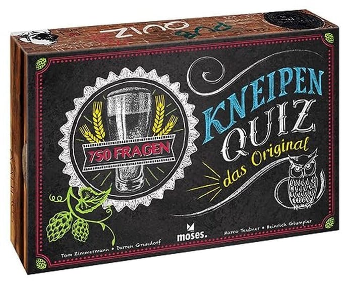Kneipenquiz – Het Originele Pub Quiz Spel met 750 Vragen