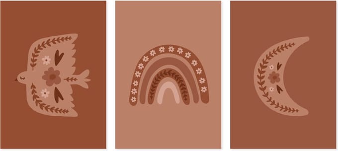 VanPauline - Posterset Boho - A2