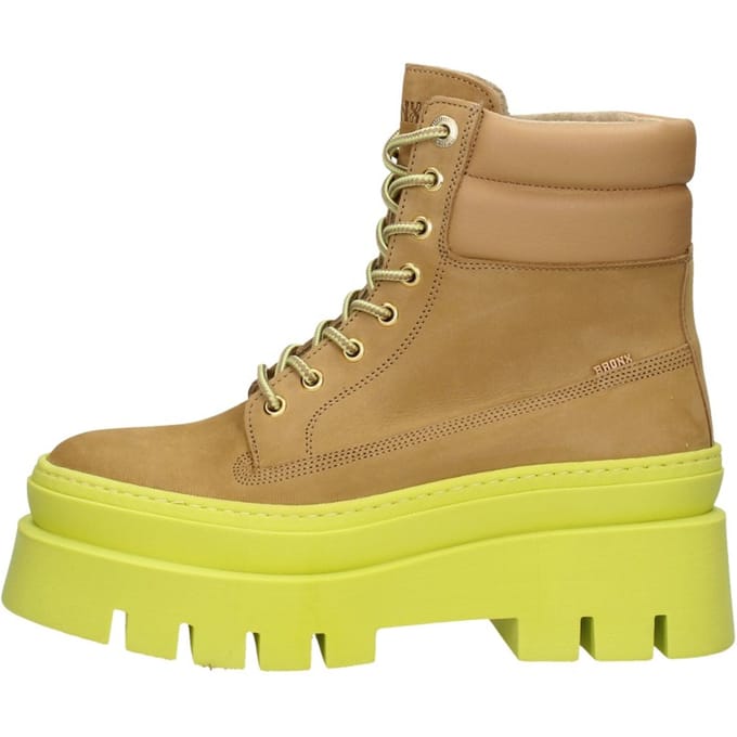 Bronx Evi-Ann Veterschoenen Hoog - Middelbruin - Maat 40