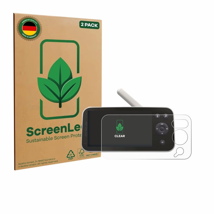 2 Stuks Screenprotector voor Philips Avent SCD973/26 - Hoogwaardige Beschermfolie transparant
