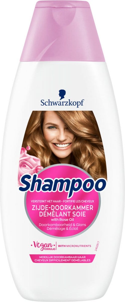 Schwarzkopf Zijde-Doorkammer Shampoo - 400 ml