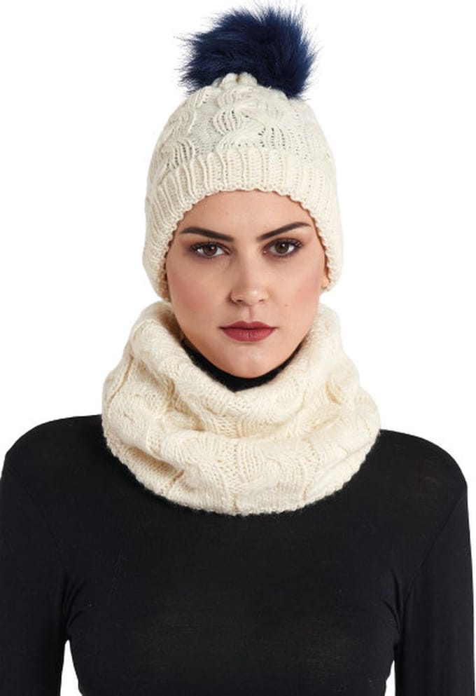 Sorbetto Winterset - April - Dames - Wit - One-size - 2-delig