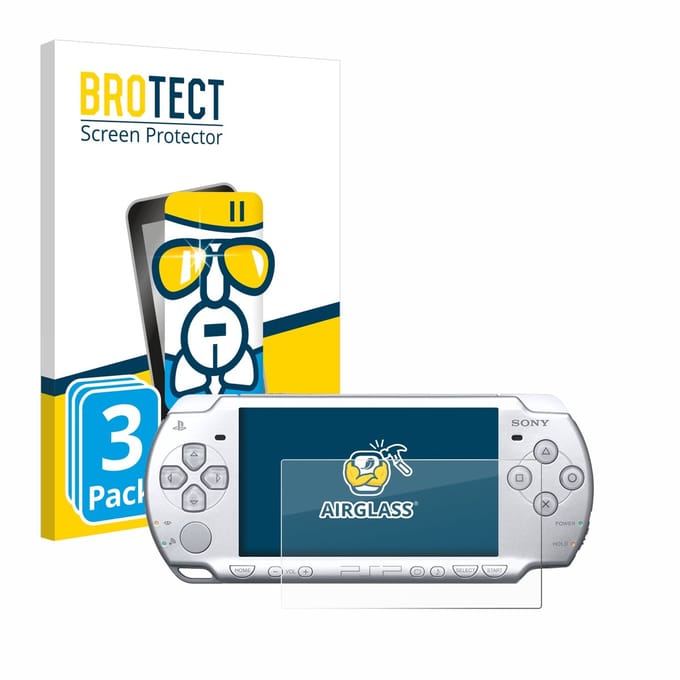 Screenprotector 3 Stuks voor Sony PSP 2004 Beschermglas transparant