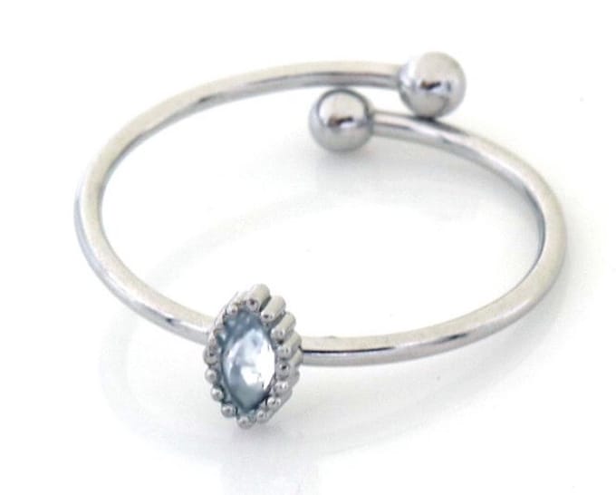 Ring CZ Kristal - Verstelbaar - Stainless steel - Verkleurt niet - Damesdingetjes