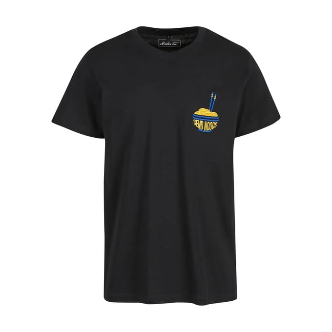Mister Tee - Send Noods EMB Heren Tshirt - L - Zwart