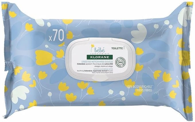 Zachte reinigingsdoekjes voor baby's - 70 stuks